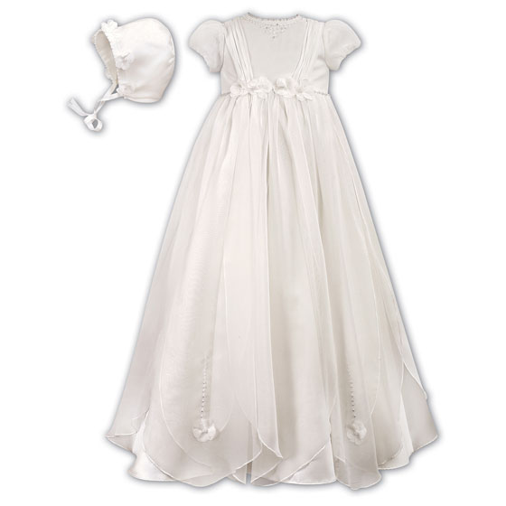 Sarah Louise Christening Gown and Bonnet 1050